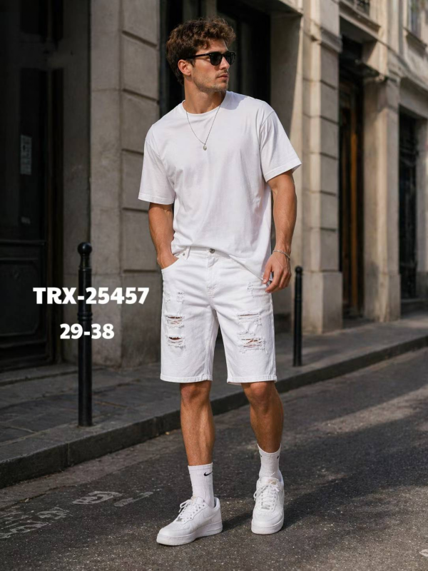 Spodenki męskie jeans Roz 29-38, 1 Kolor Paczka 10 szt